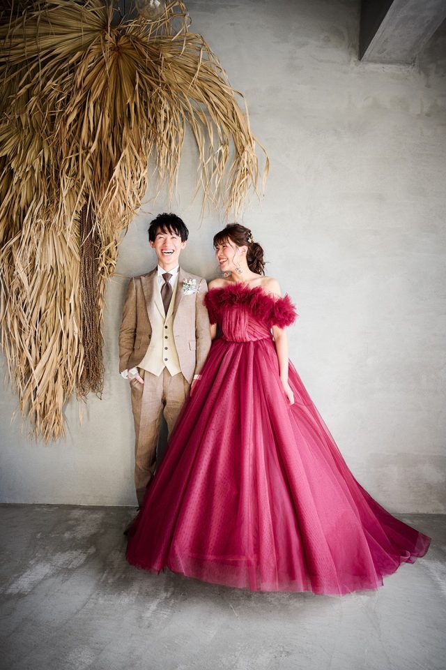 花嫁が選んだトレンドのカラードレス特集｜徳島のフォトウェディング