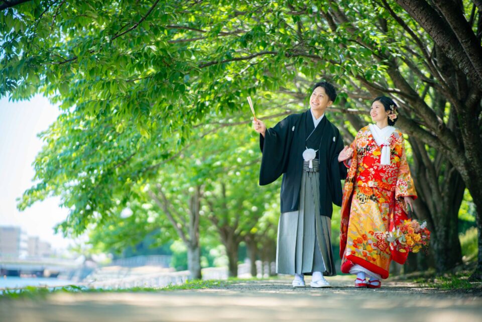 徳島城公園　色打掛赤