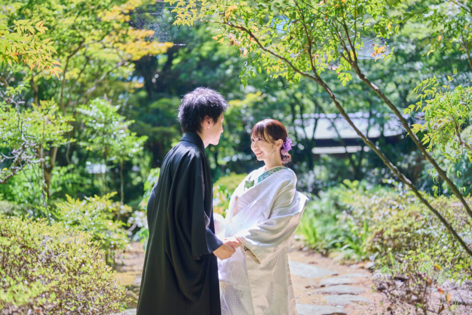 白無垢 羽織袴 ロケーション