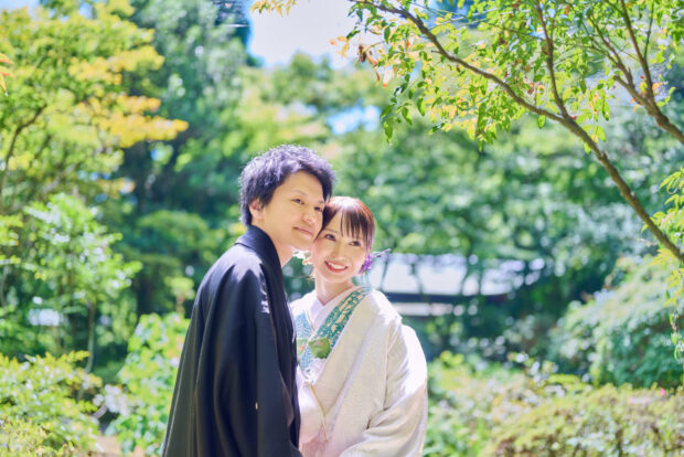 白無垢　羽織袴　ロケーション