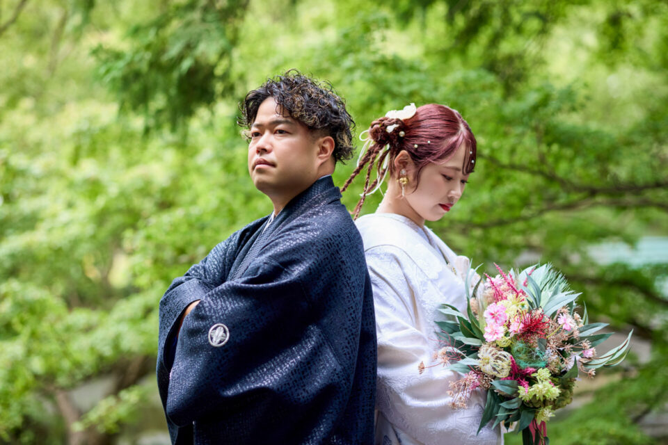 和装フォト 徳島ウェディング 白無垢