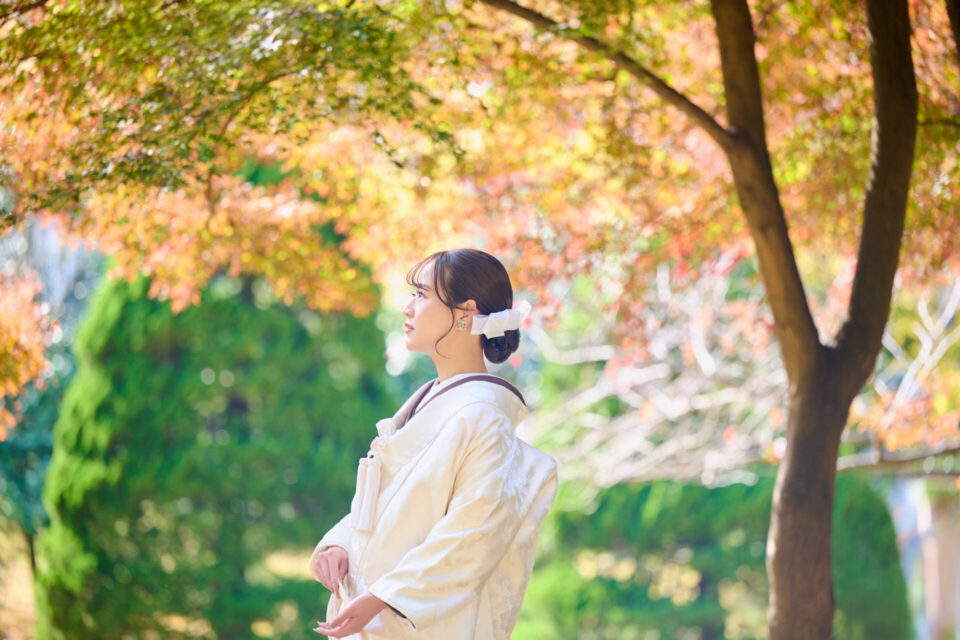 和装　フォトウェディング　徳島　掛下　白無垢