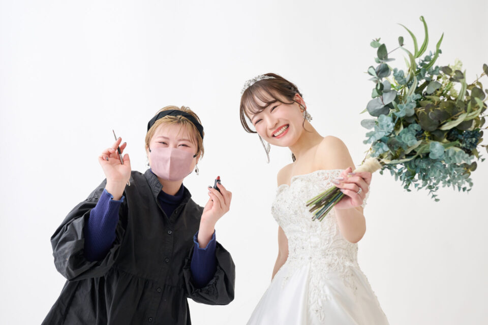 フォトウェディング　スタジオ撮影　ヘアメイク　徳島