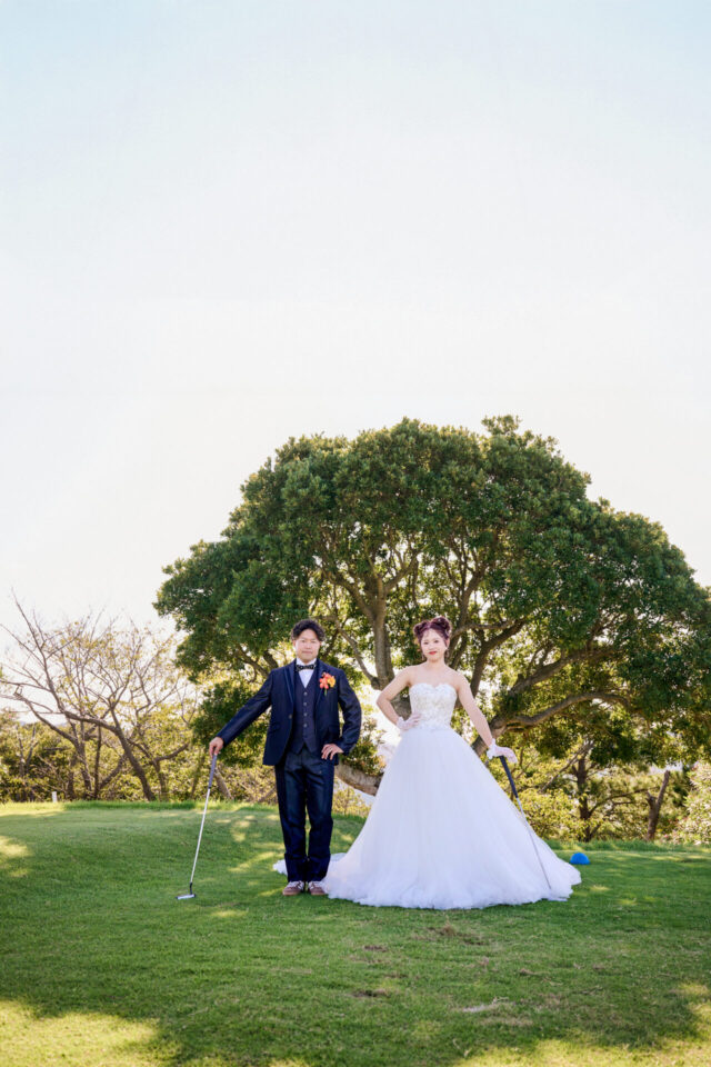 ロケーションフォト フォトウェディング ゴルフ