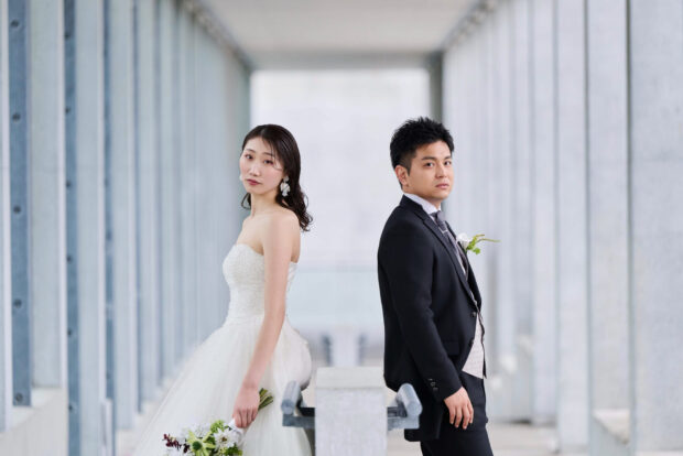 フォトウェディング　前撮り　ウェディングドレス　夢舞台