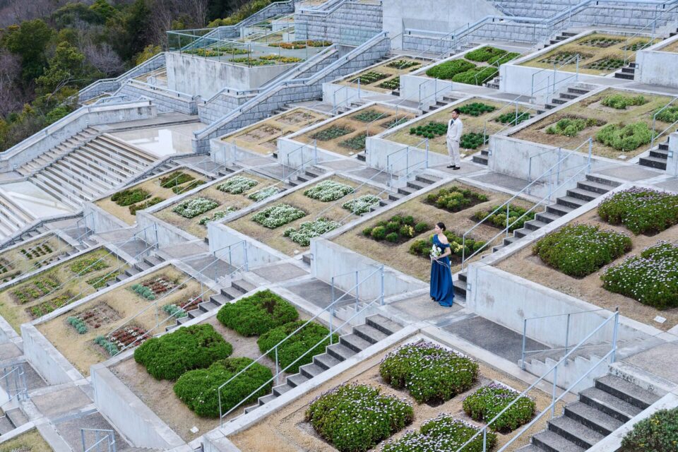 フォトウェディング　前撮り　カラードレス　夢舞台